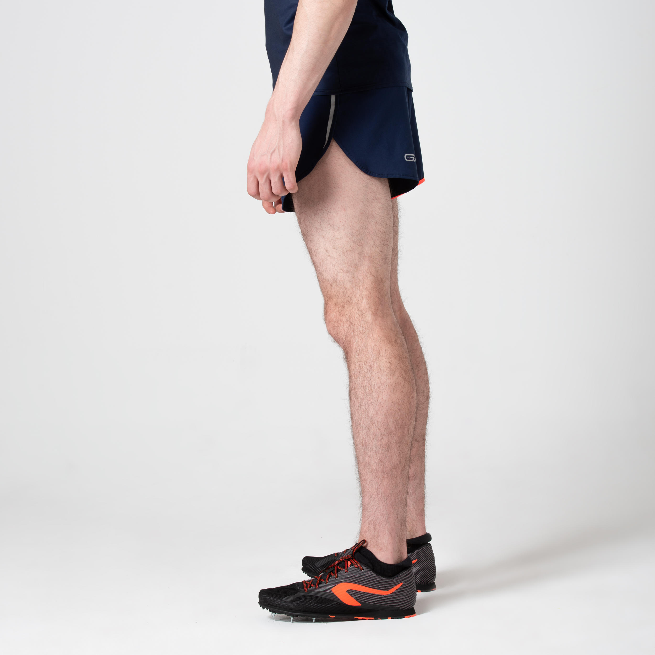 MEN'S ATHLETICS SHORTS BLUE AND ORANGE 4/14