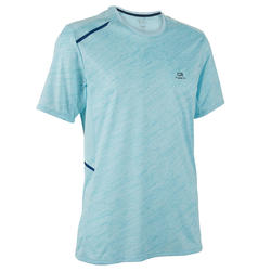 CAMISETA RUNNING HOMBRE RUN DRY+ AZUL PASTEL