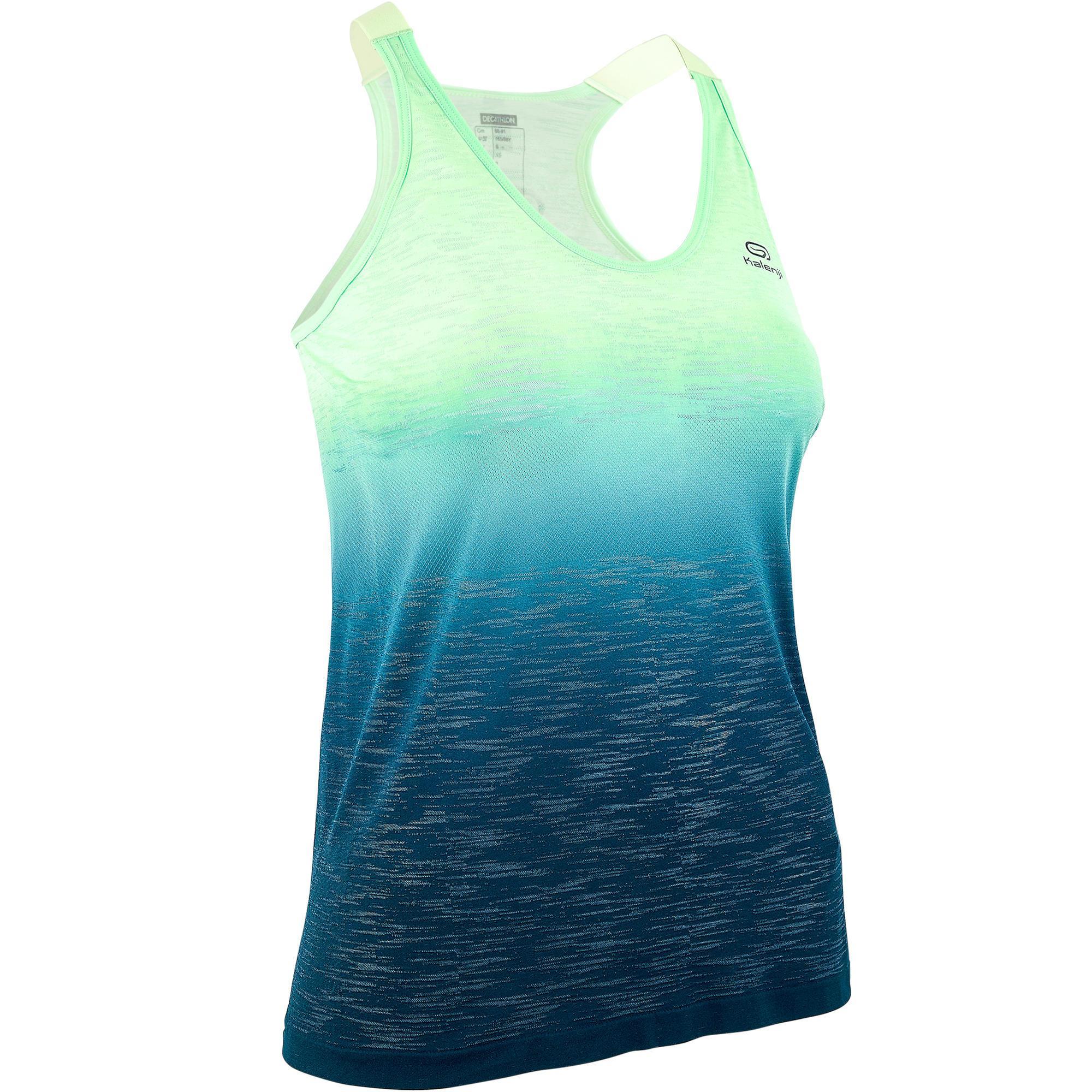 Kalenji Hardlooptopje Kiprun Care Dames Groentinten kalenji kopen in de aanbieding