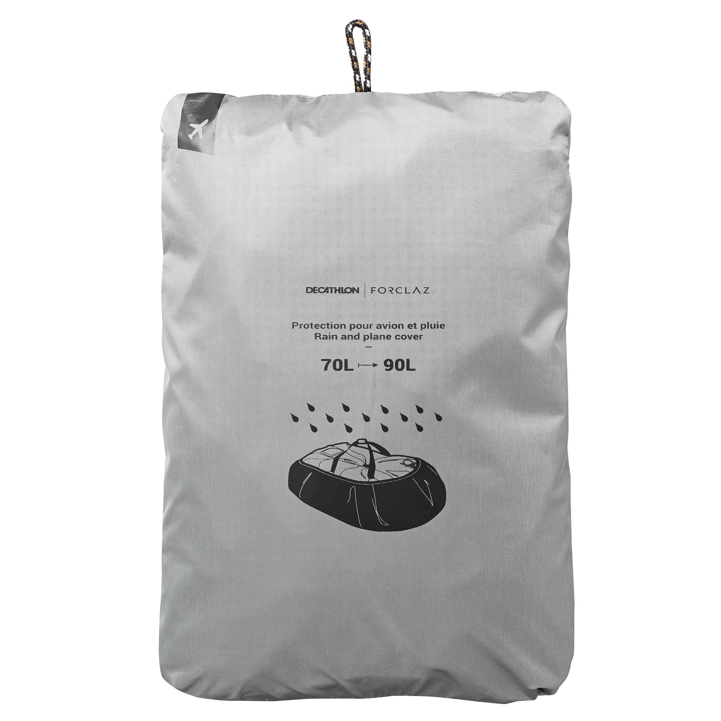 Funda impermeable y de transporte avión TRAVEL para mochila de 70 a 90 L -  Decathlon