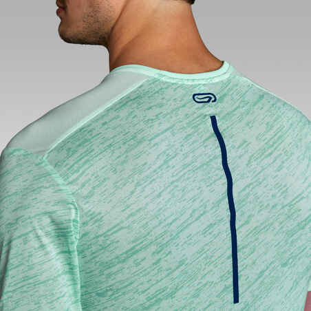 RUN DRY+ MEN'S RUNNING T-SHIRT PASTEL GREEN