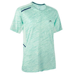 Camiseta Manga Corta Running Kalenji Run DRY+ Hombre Verde Pastel