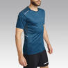Men Running T-Shirt, Quick Dry, Crew Neck - Prussian Blue