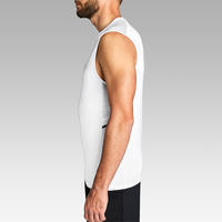 גופיית ריצה לגברים RUN DRY + לבן