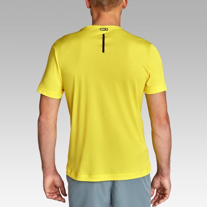 RUN DRY MEN'S RUNNING TSHIRT YELLOW Decathlon