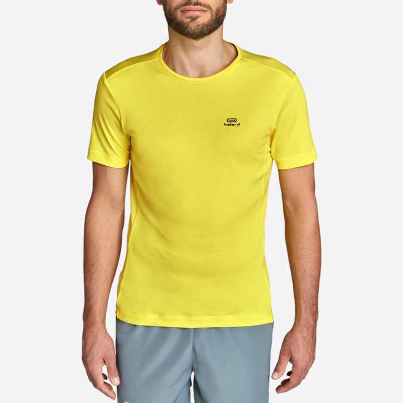 Dry Men's Breathable Running T-Shirt - Lemon Yellow