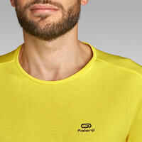 Dry Men's Breathable Running T-Shirt - Lemon Yellow