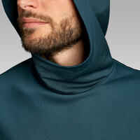 Run Dry+ Men's Hooded Long-sleeved Running T-shirt - Petrol