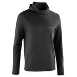 Kalenji Hardloophoodie met kap voor heren Run Dry petroleumblauw