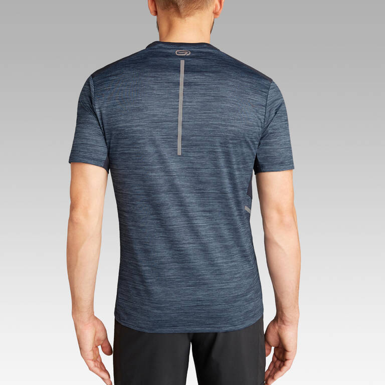 Kaus Lari Pria+ Run Dry - Biru