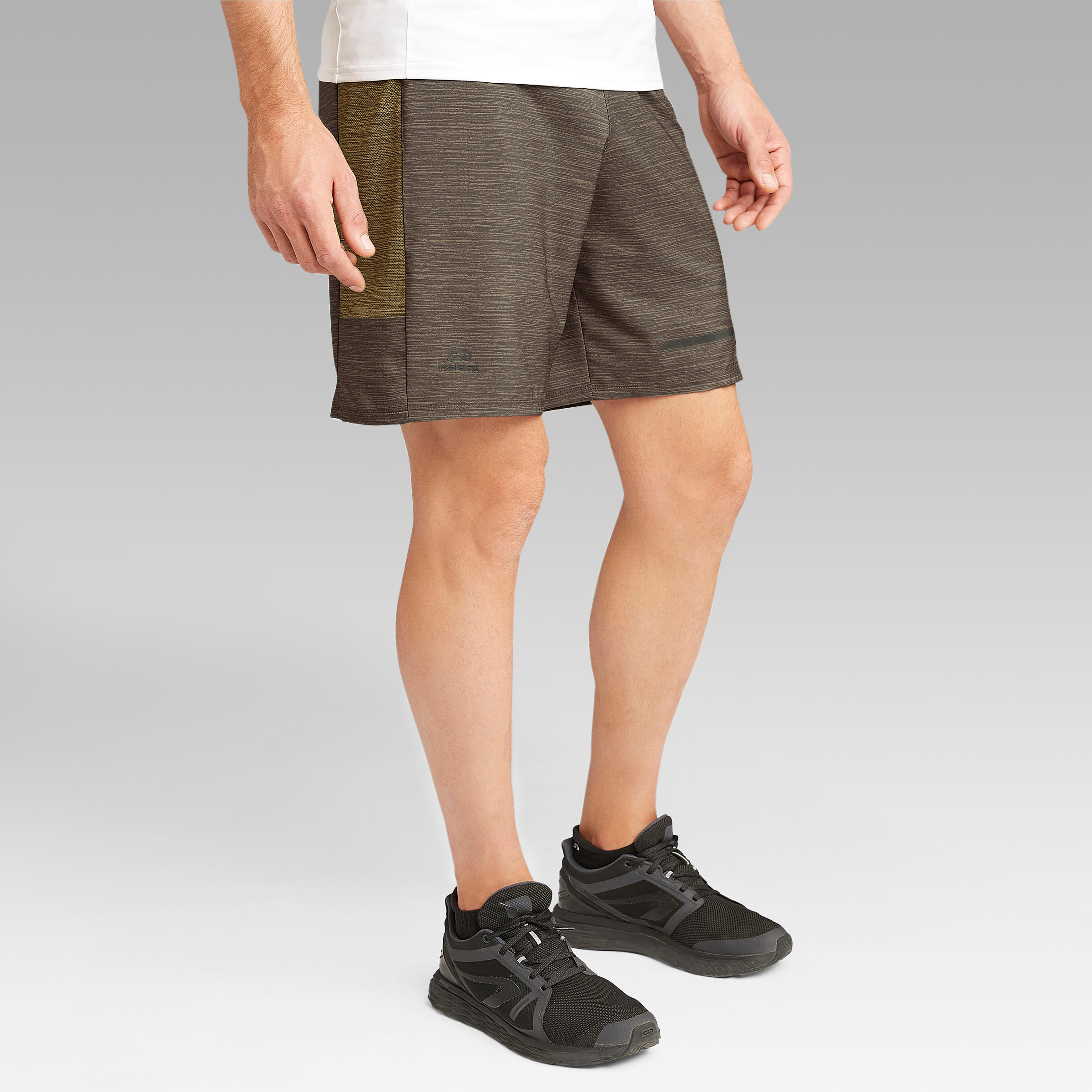 RUN DRY+ MEN'S RUNNING SHORTS - BROWN 4/13