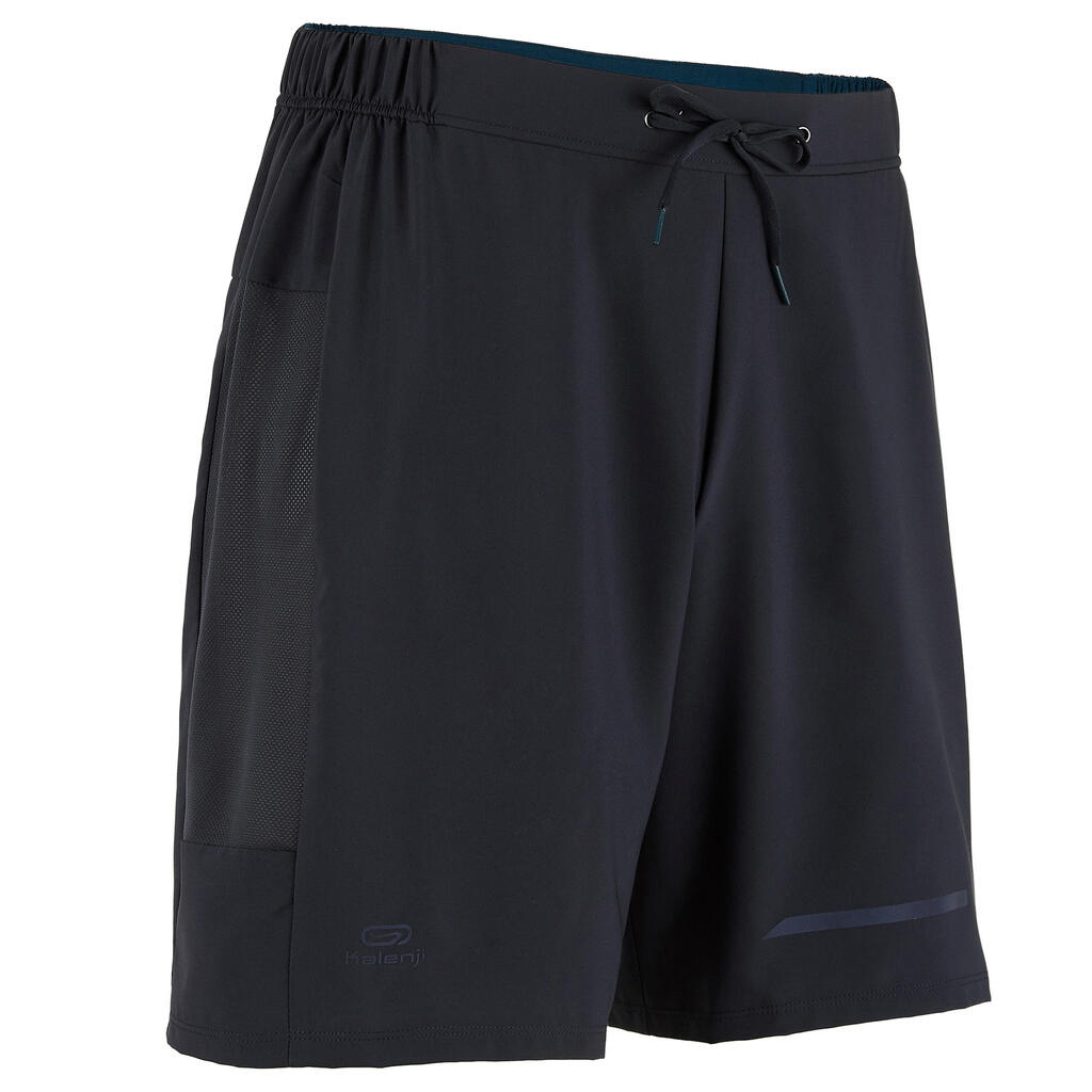 Laufshorts atmungsaktiv Dry+ Herren bordeaux meliert