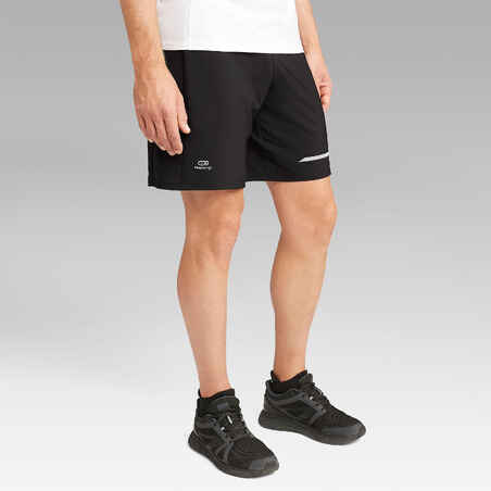 Pantalón corto running transpirable Hombre Kalenji Dry+ negro