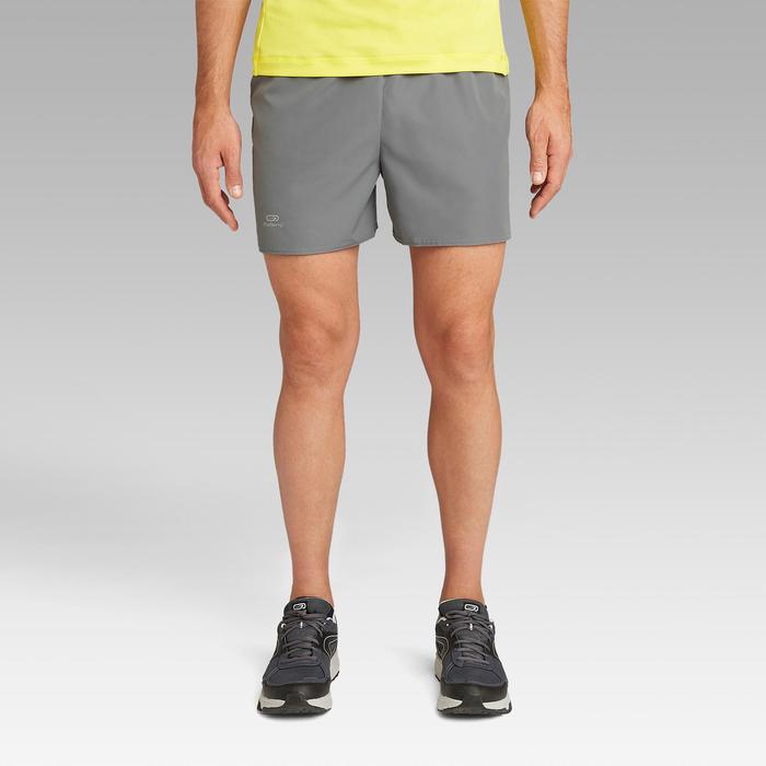 RUN DRY MEN'S RUNNING SHORTS BLACK Decathlon