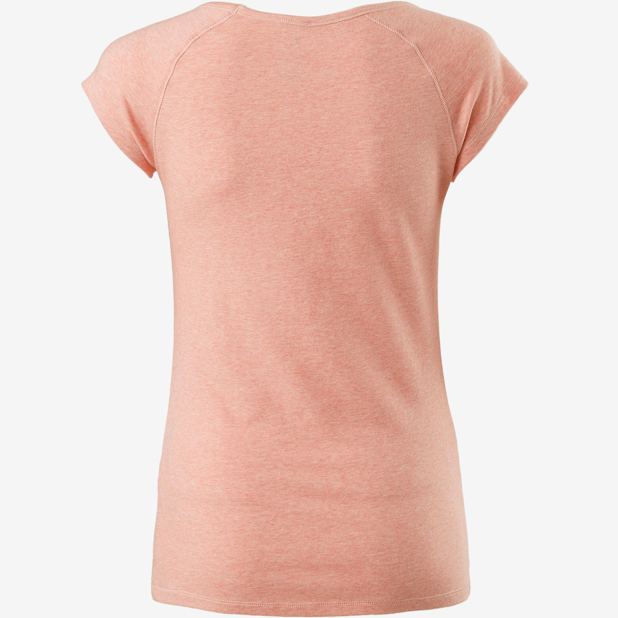 

500 Women's Slim-Fit Gentle Gym & Pilates T-Shirt - Pink -  By NYAMBA | Decathlon