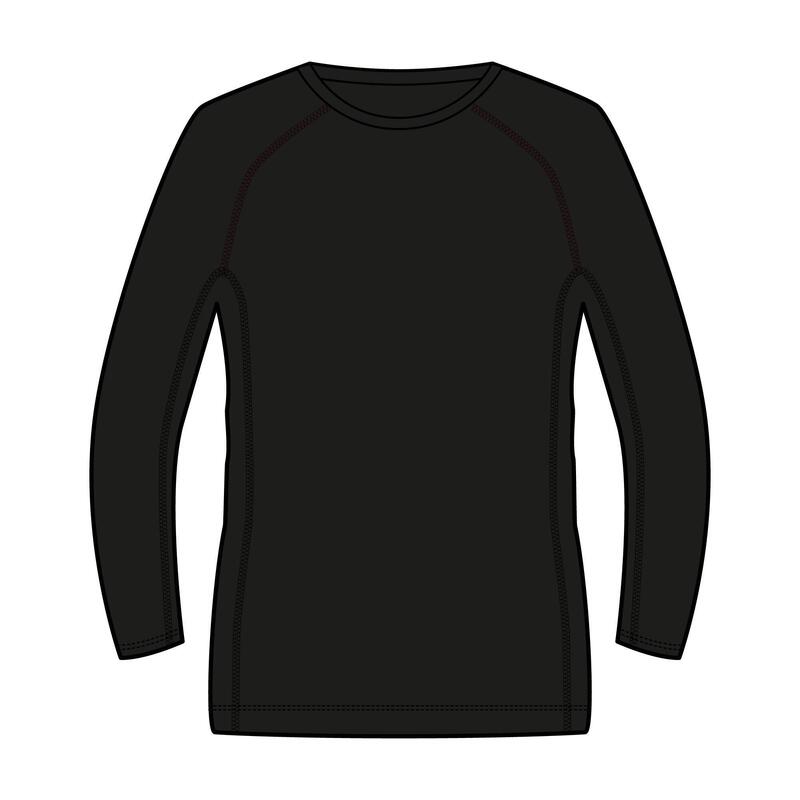 Men's Base Layer Ski Top 100 - Black