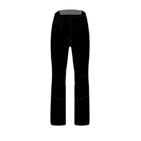 Жіночі лижні штани 980 для швидкісних спусків - Чорні