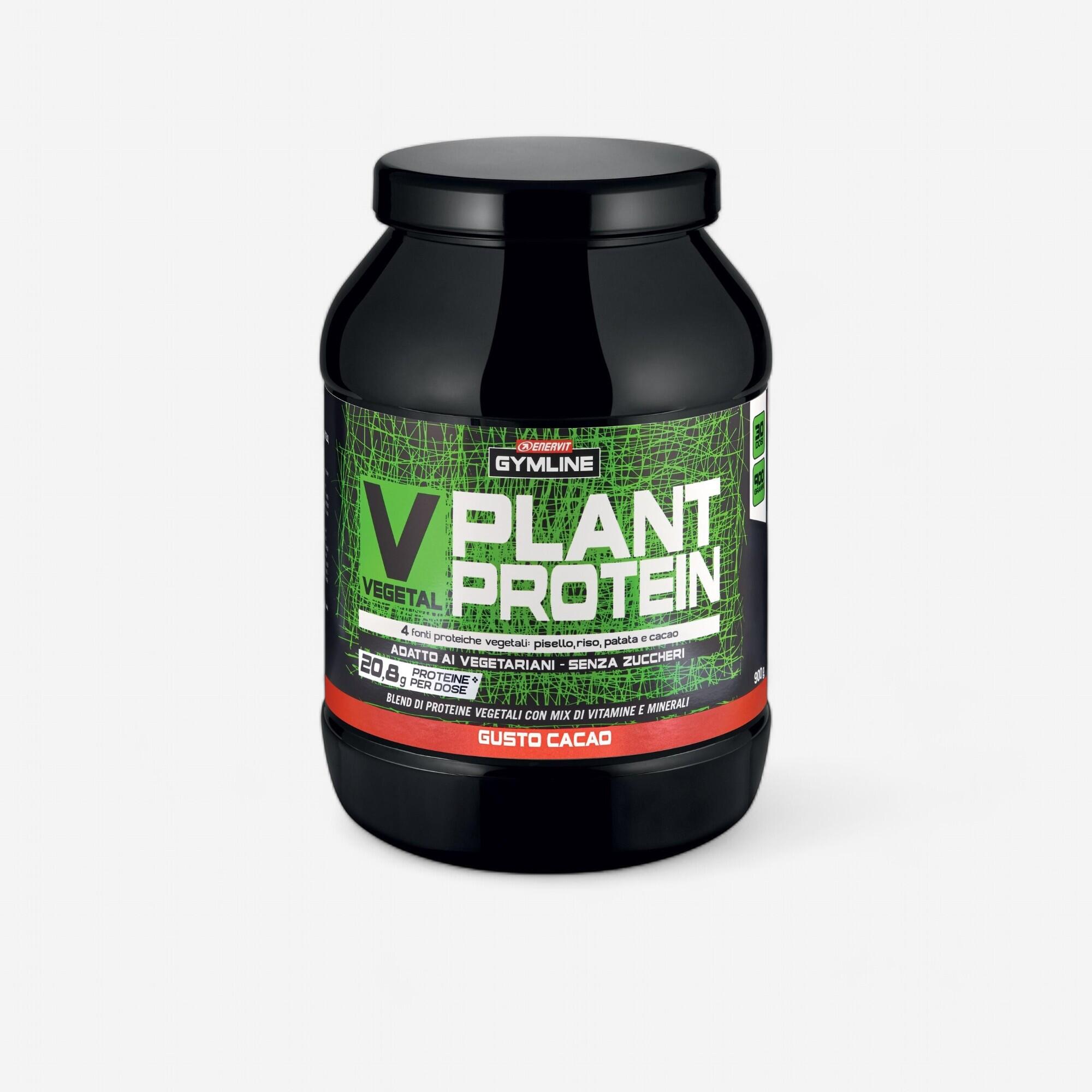 Proteine vegetali in polvere Gymline Plant protein cacao senza zuccheri