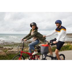 Bici pieghevole OXYLANE 120 rossa OXYLANE | DECATHLON
