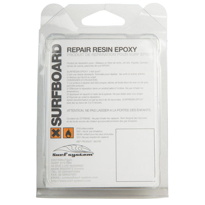 Kit de réparation pour planches de surf en résine epoxy. SURFSYSTEM Decathlon