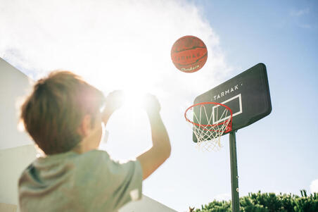 Баскетбольна стійка B100 від 2,20 до 3,05 м чорна