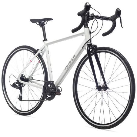 Women S Starter Road Bike White Decathlon