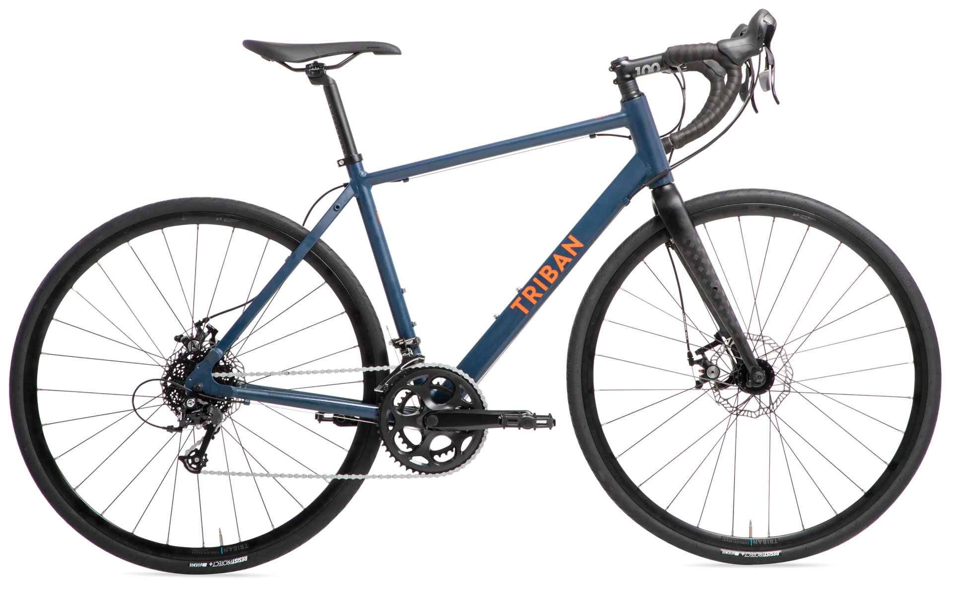 V�lo route Cyclotourisme RC120 Disque Gris Clair TRIBAN | Decathlon