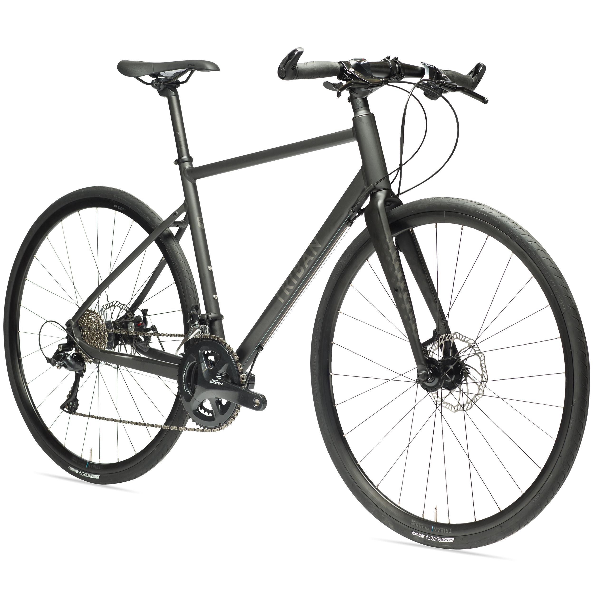 triban flat bar road bike