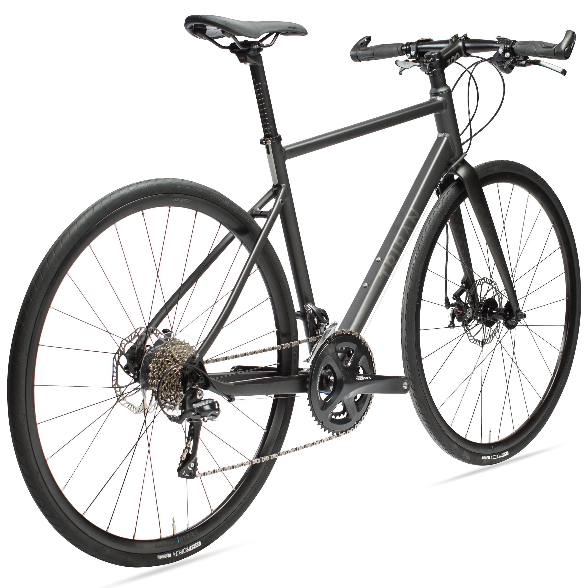 triban flat bar road bike