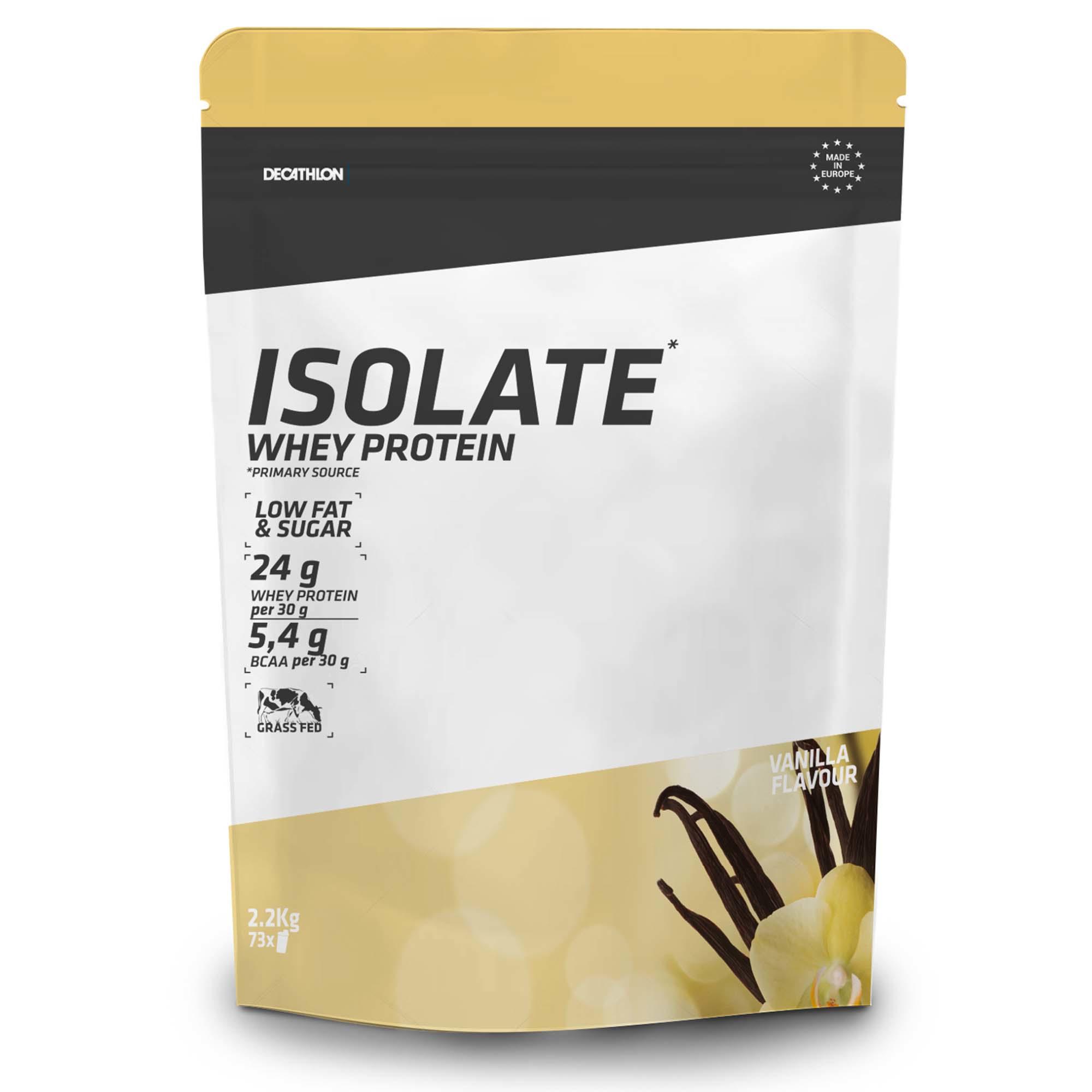 WHEY PROTEINE ISOLATE VANILLE 2,2 kg DOMYOS Decathlon