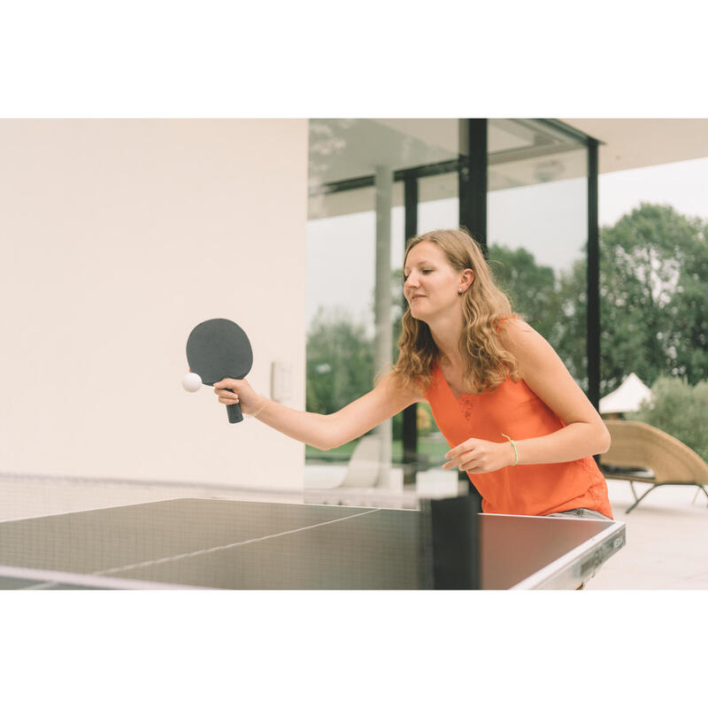 RAQUETTE DE TENNIS DE TABLE FREE FR 100 / PPR 100 OUTDOOR GRISE