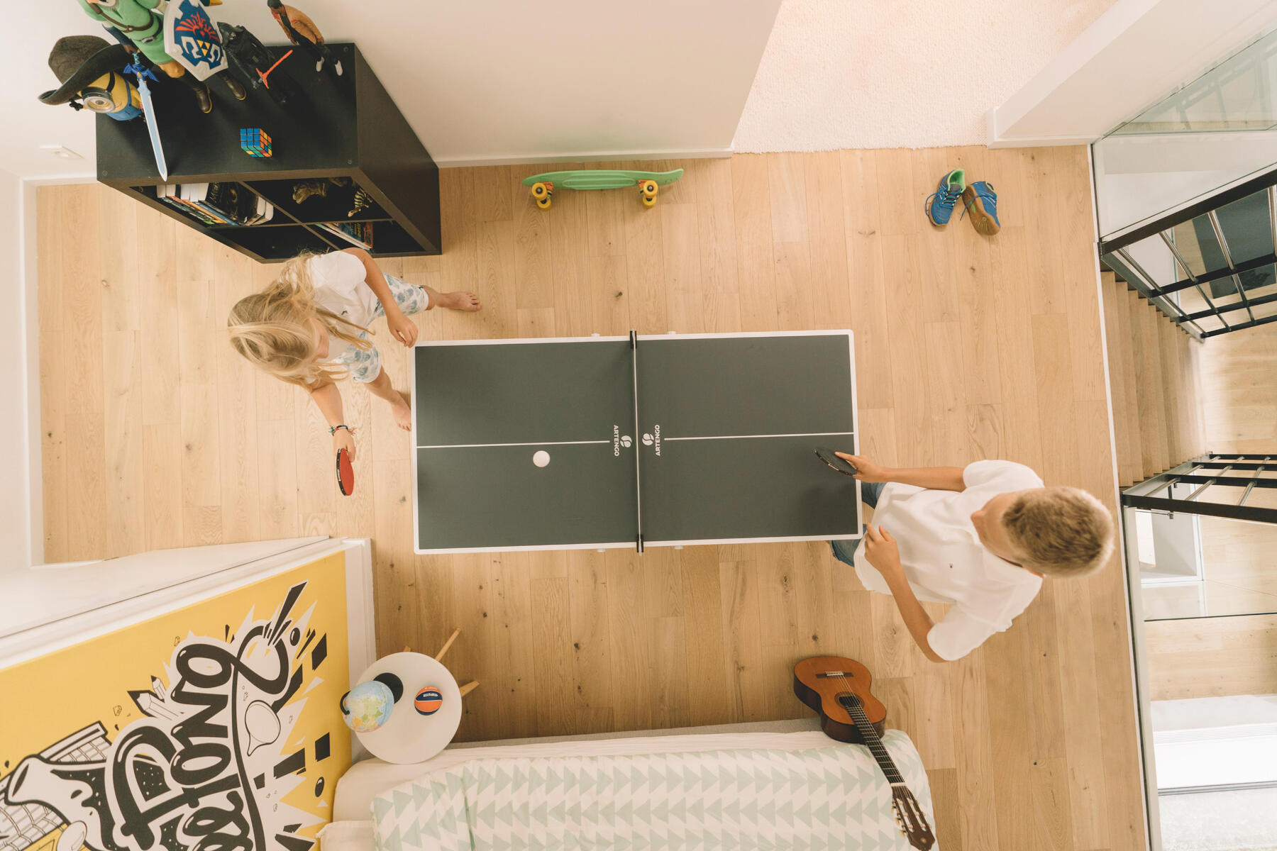 Verschillende slagen bij tafeltennis