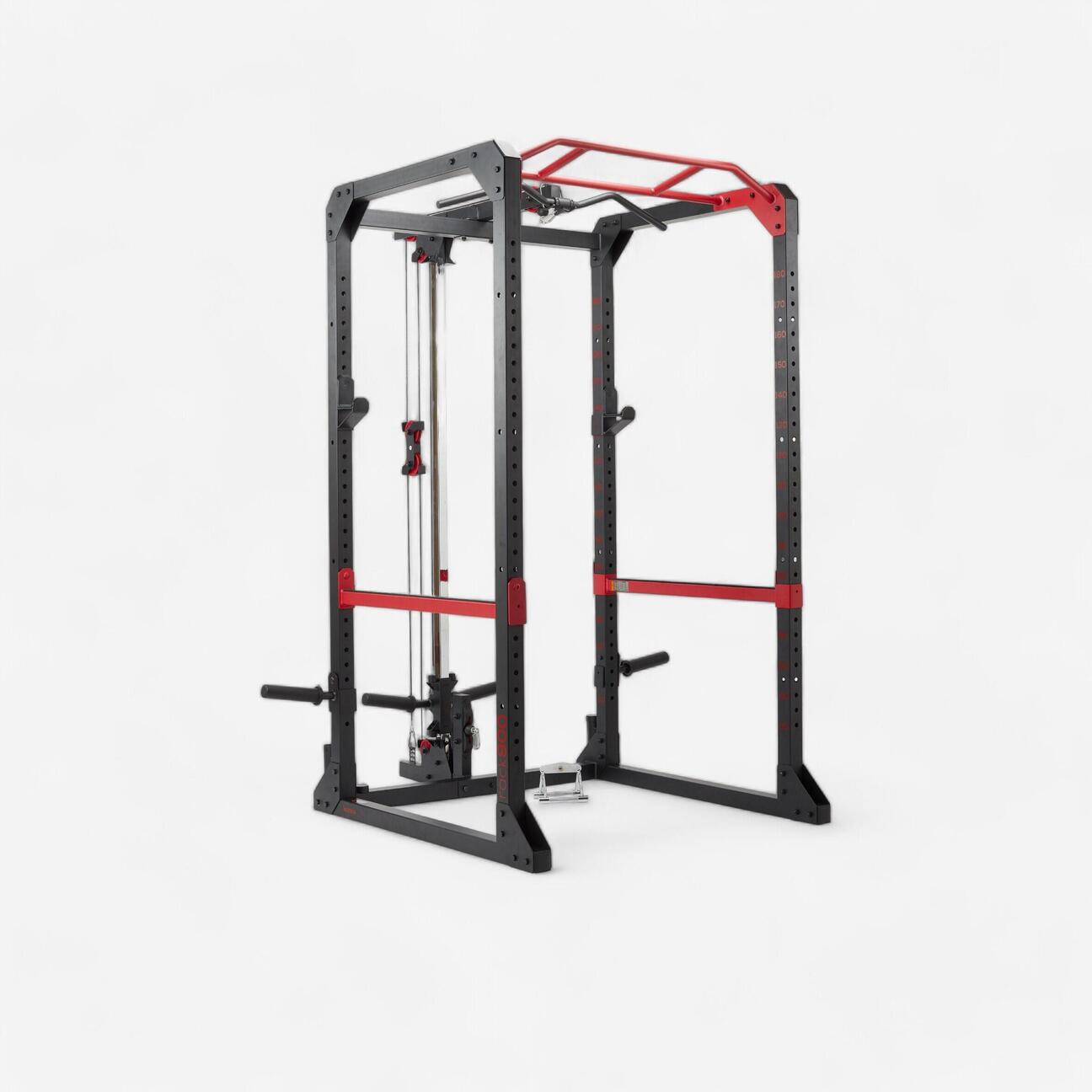 Domyos Squat rack voor krachttraining trekoefeningen / squats
