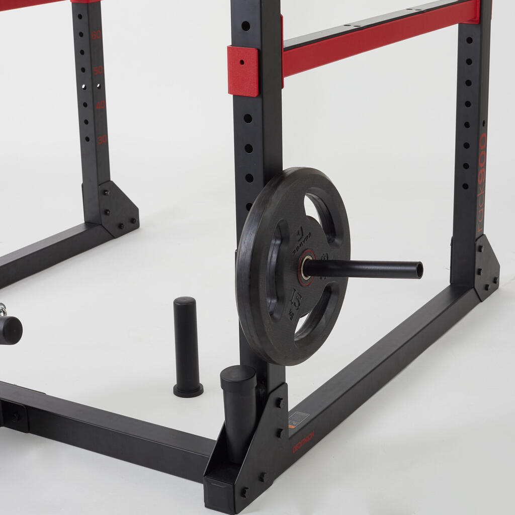 Kraftstation Rack 900: Squat Rack, Klimmzug, Kabelzug, Bankdrücken, Latzug