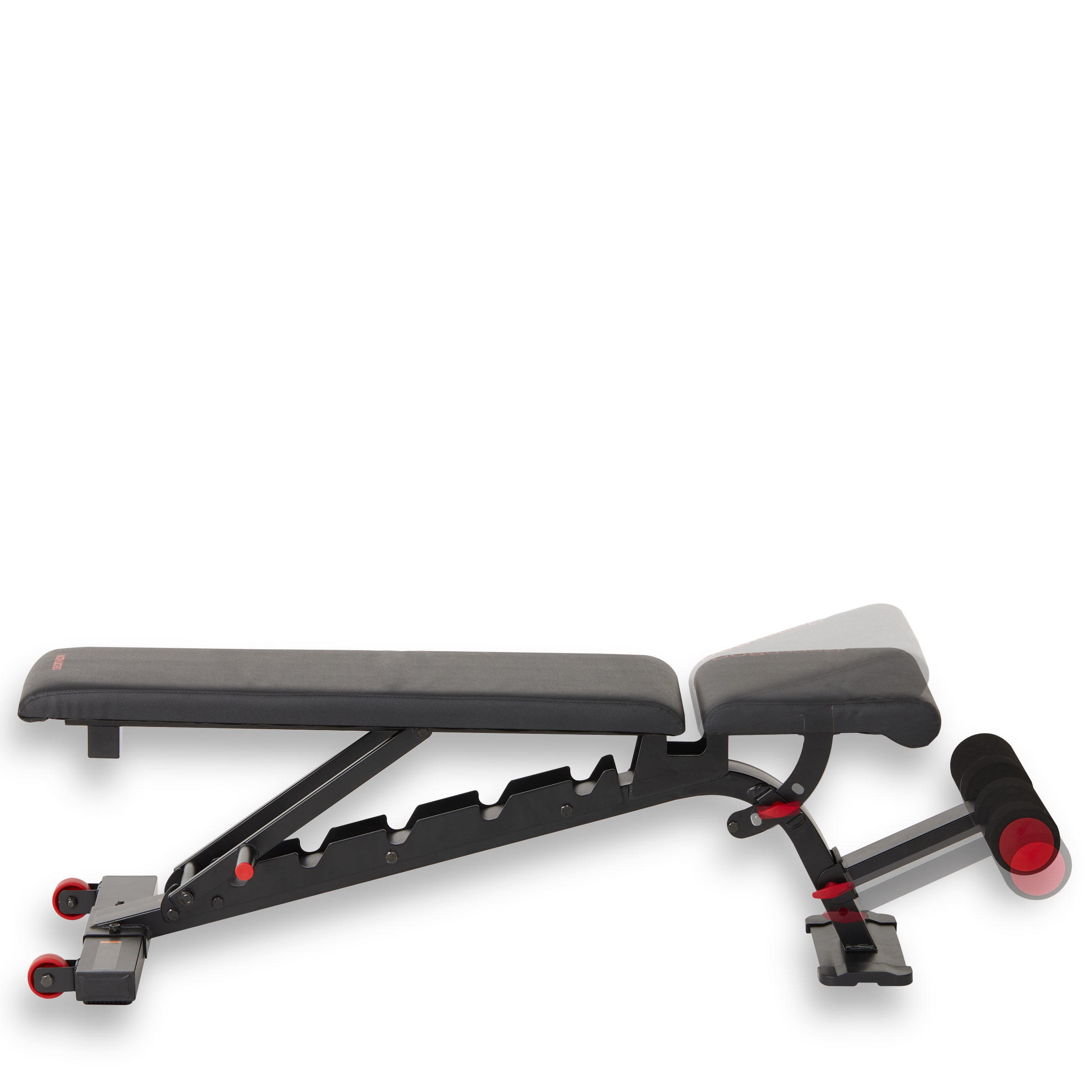 Reinforced, reclining / adjustable weight bench