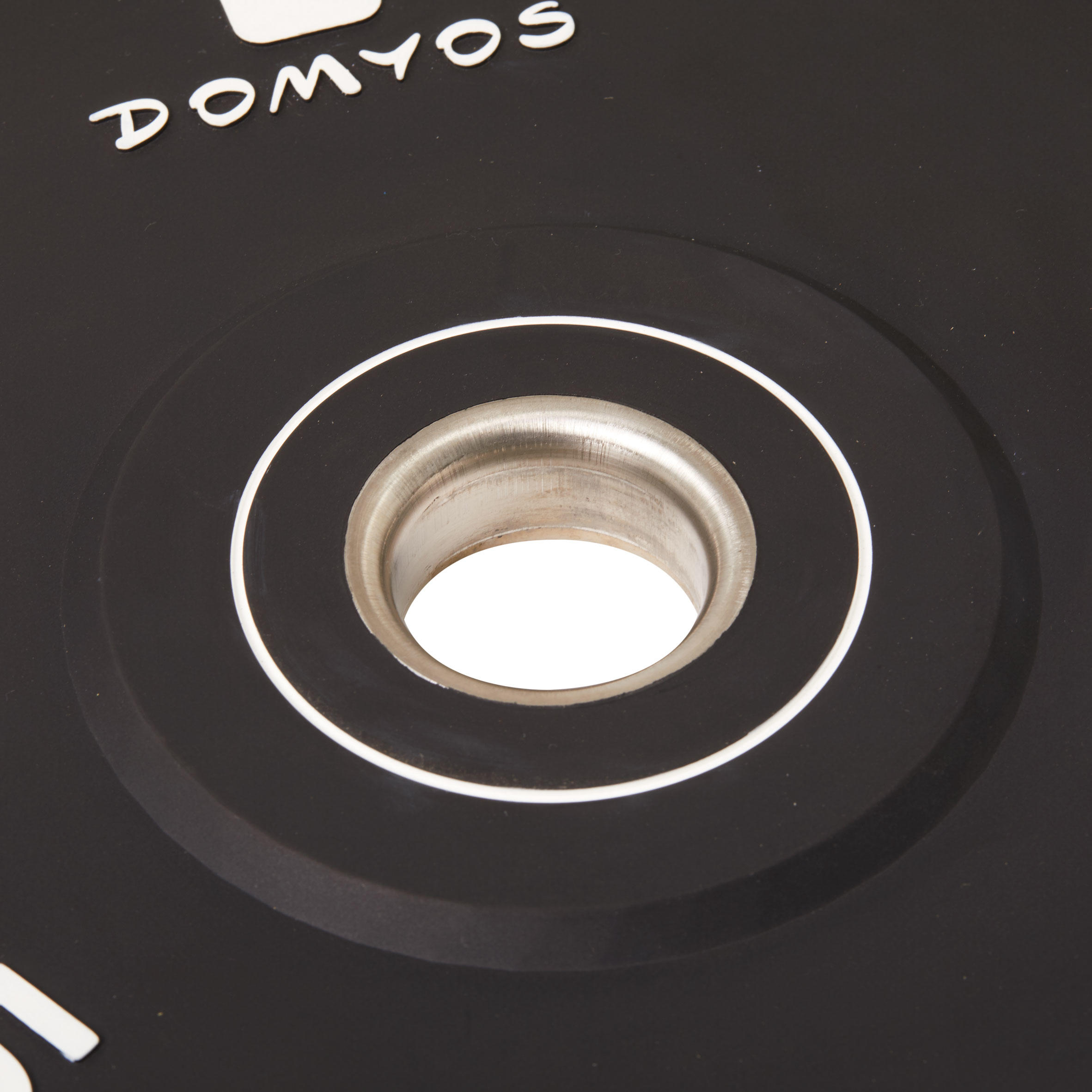 Disque bumper d'haltérophilie de 5 kg, diamètre intérieur de 50 mm - DOMYOS