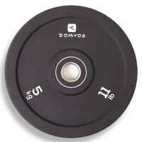 Weightlifting Bumper Disc 5 kg - Inner Diameter 50 mm