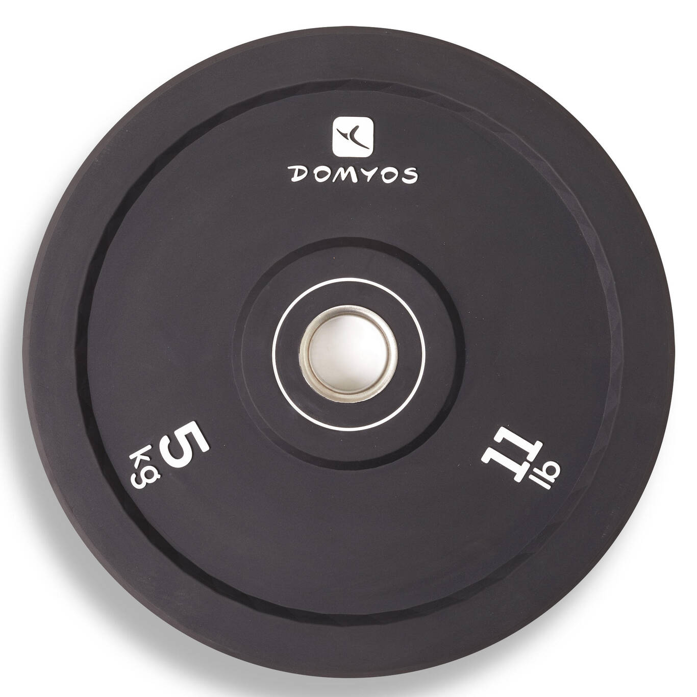 Weightlifting Bumper Disc 5 kg - Inner Diameter 50 mm