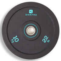 Weightlifting Bumper Disc 10 kg - Inner Diameter 50 mm