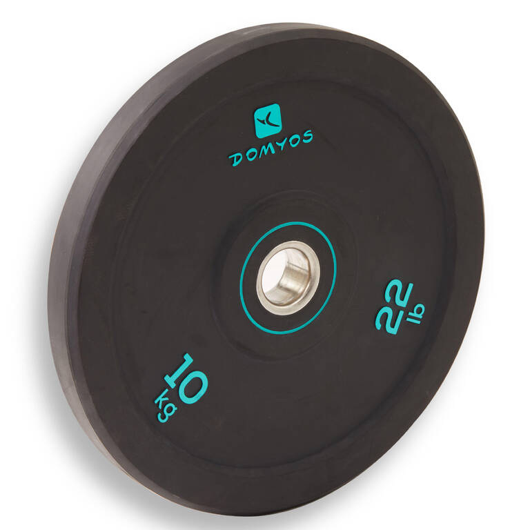 Weightlifting Bumper Disc 10 kg - Inner Diameter 50 mm