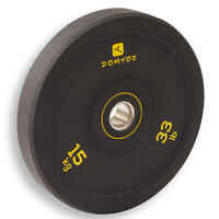 Weightlifting Bumper Disc 15 kg - Inner Diameter 50 mm