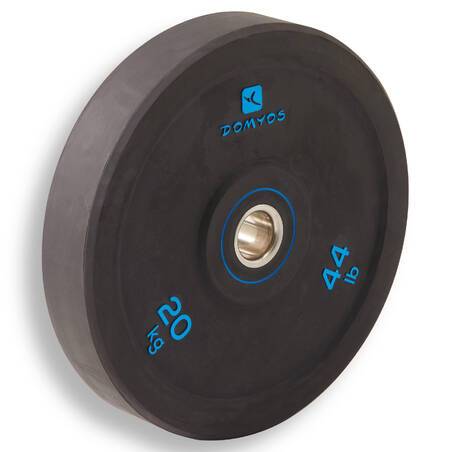 Weightlifting Bumper Disc 20 kg - Inner Diameter 50 mm