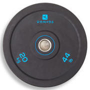 Weightlifting Bumper Disc 20 kg Inner Diameter 50 mm
