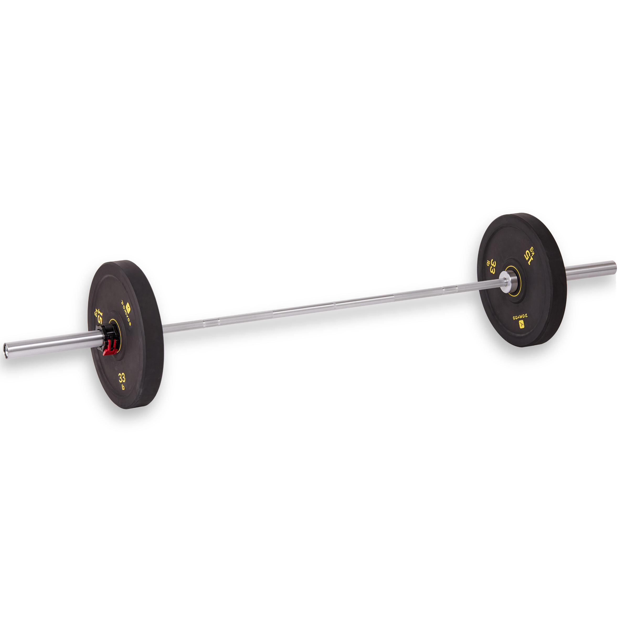 15 kg weightlifting bar, 50 mm diameter sleeve mm, 25 mm grip mm