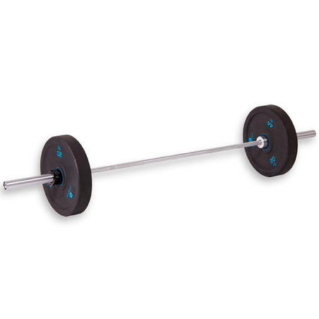 Weightlifting Bar 20 kg - 50 mm Diameter Sleeve - 28 mm grip