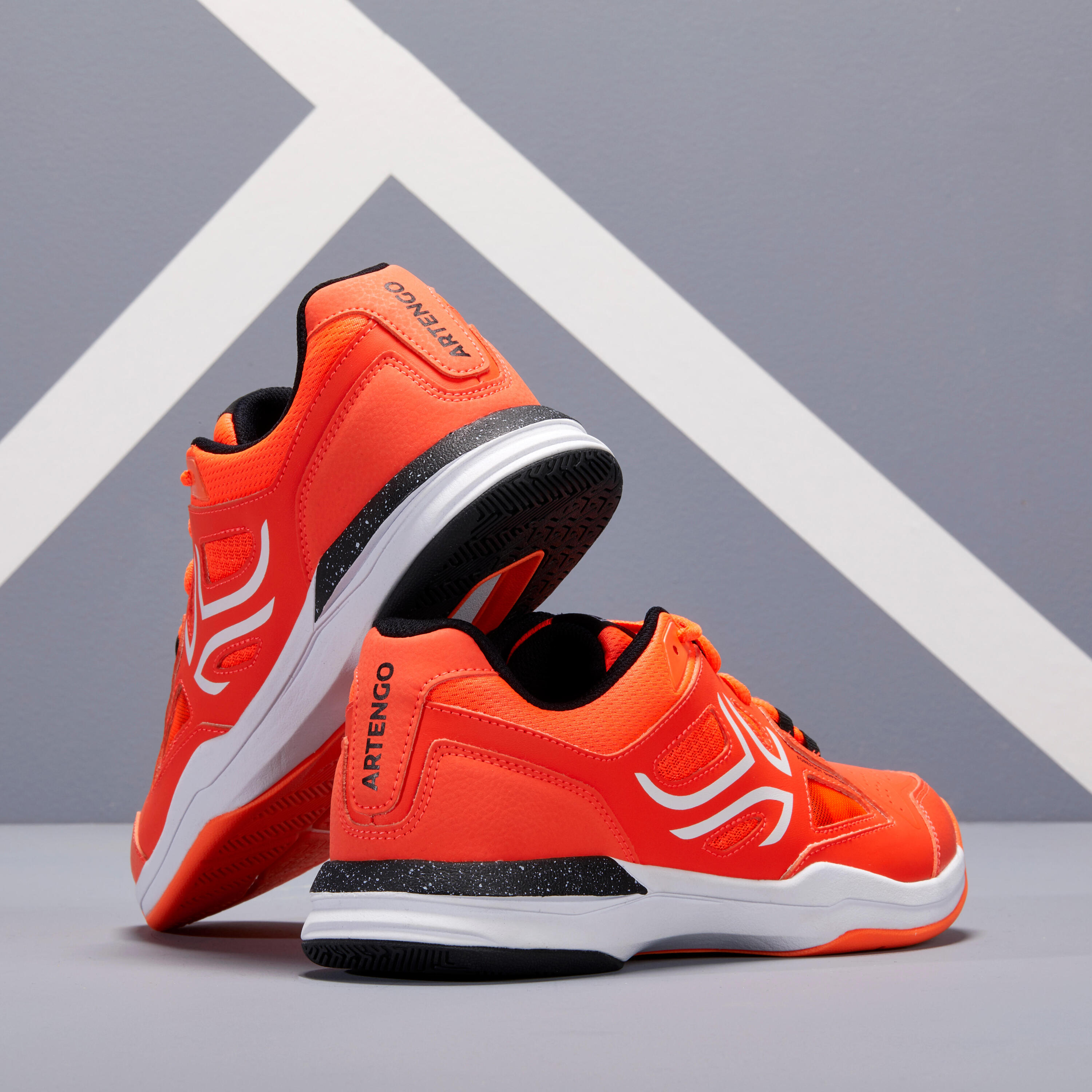 TS500 Multi-Court Tennis Shoes - Orange 6/9