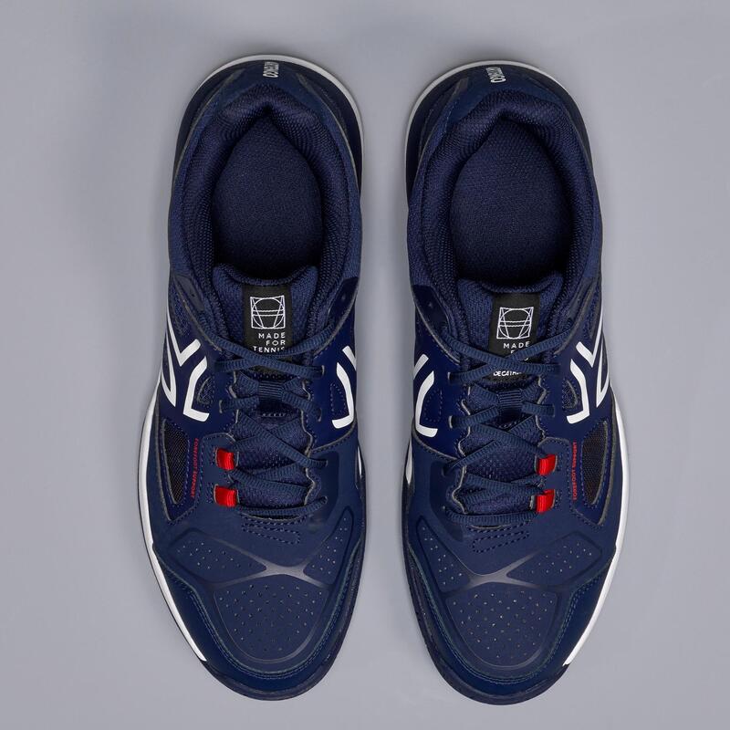 Tennisschoenen voor heren TS500 multicourt marineblauw