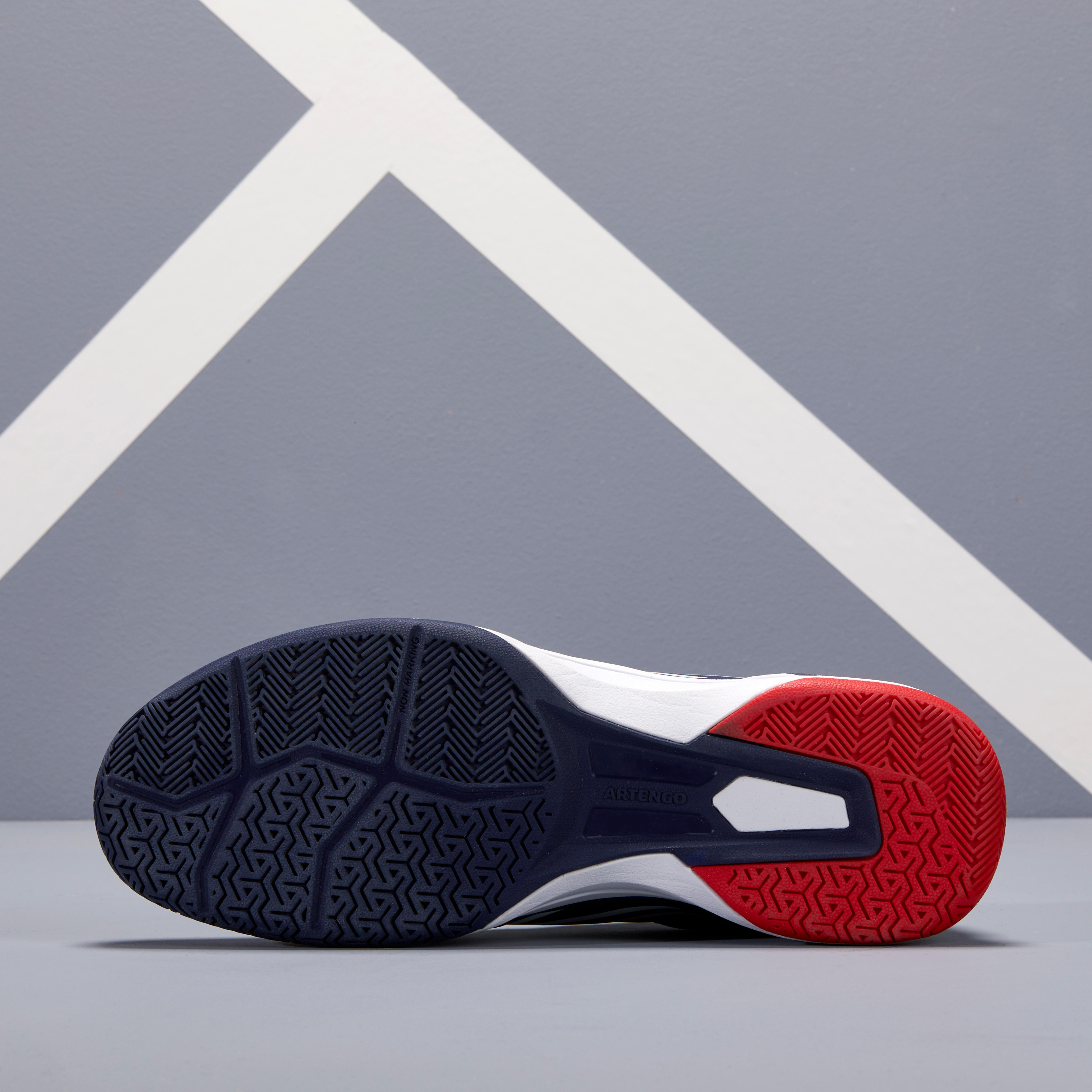 TS500 Multicourt Tennis Shoes - Navy - ARTENGO