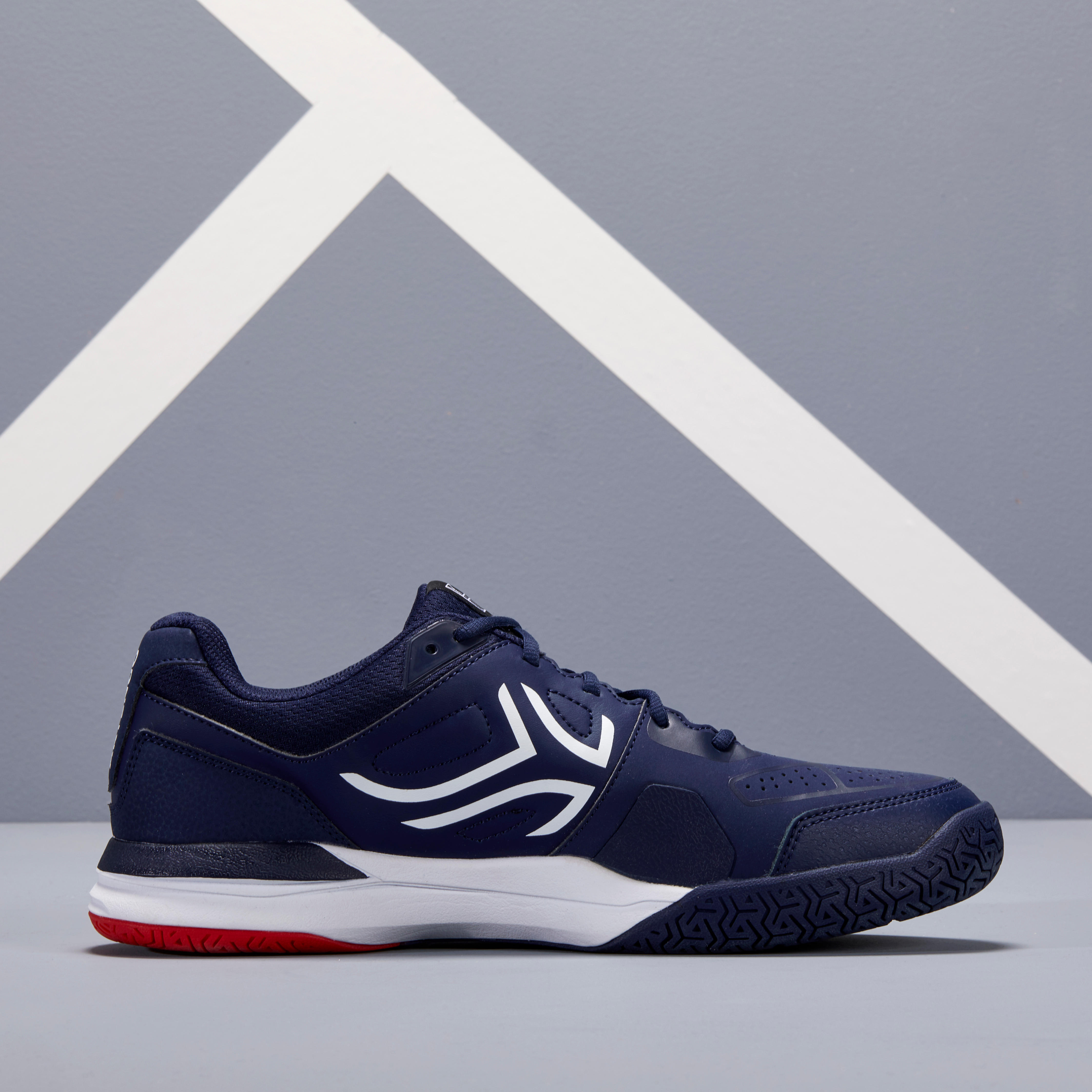 TS500 Multicourt Tennis Shoes - Navy - ARTENGO