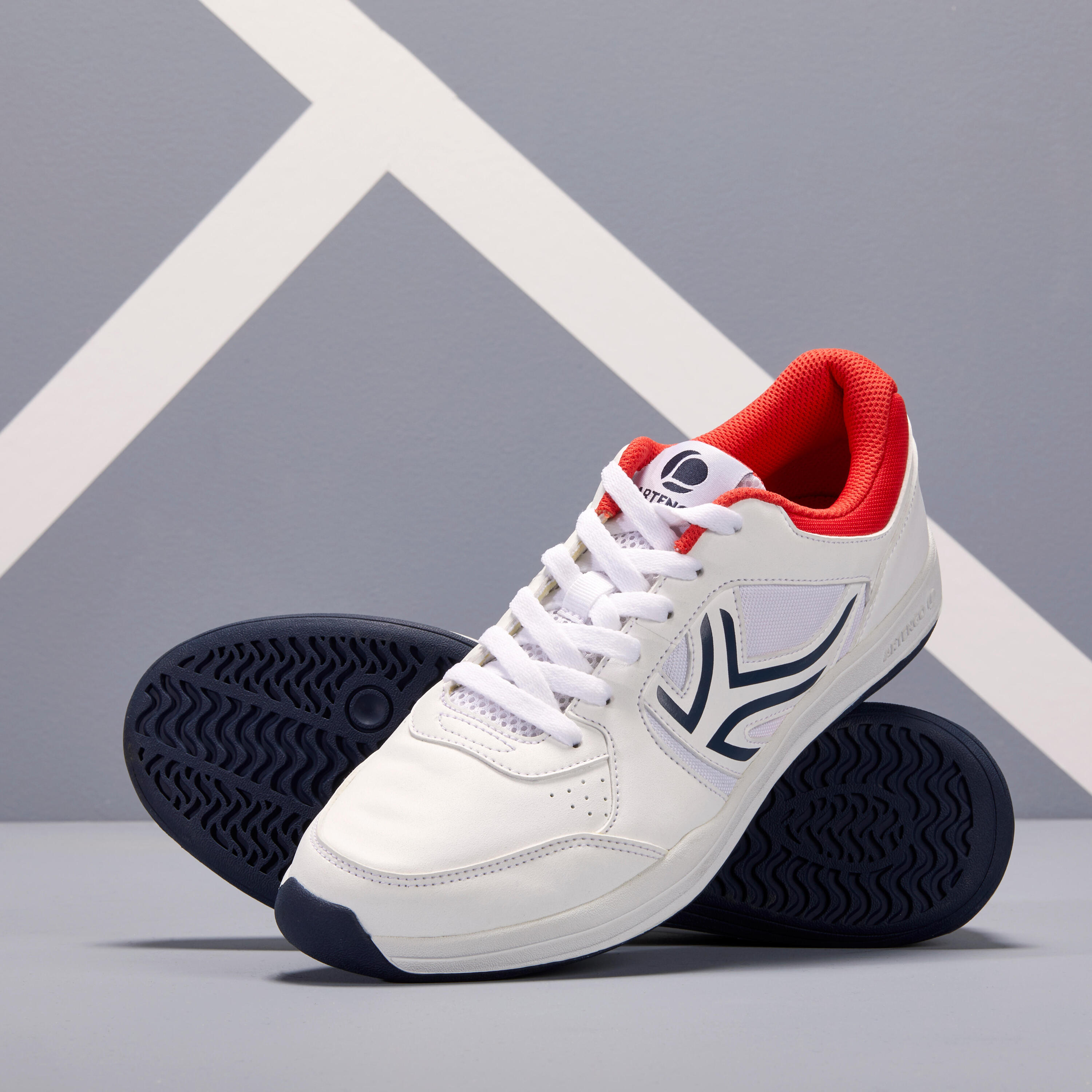 TS130 Multicourt Tennis Shoes - White 5/8